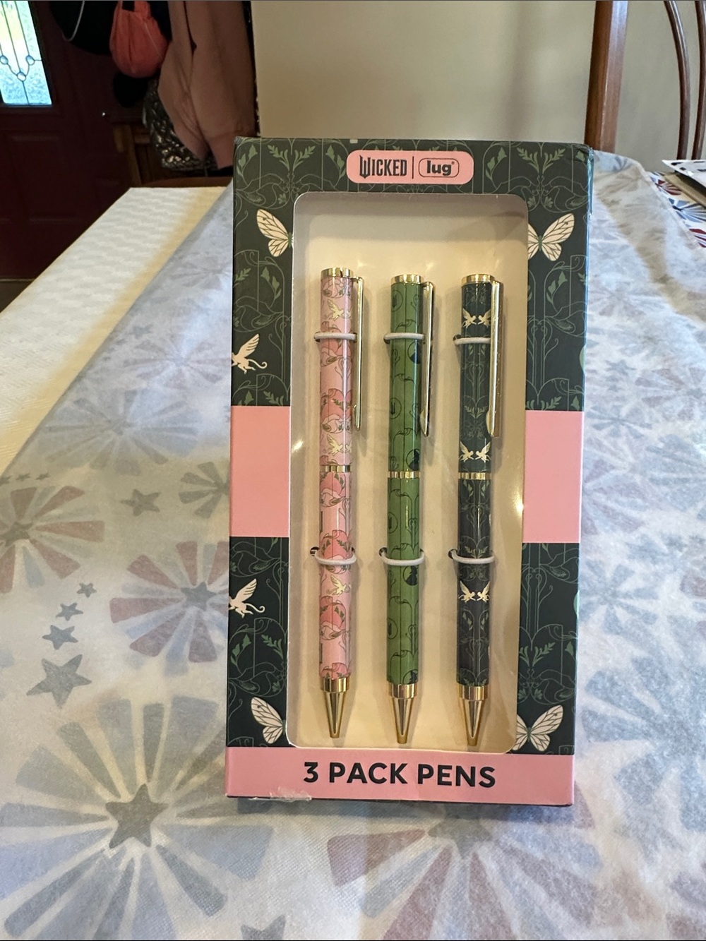 Wicked For Good x Lug set of three ballpoint pens. NWT.